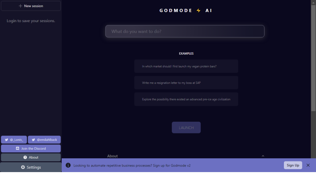 Godmode - AI Technology Solution