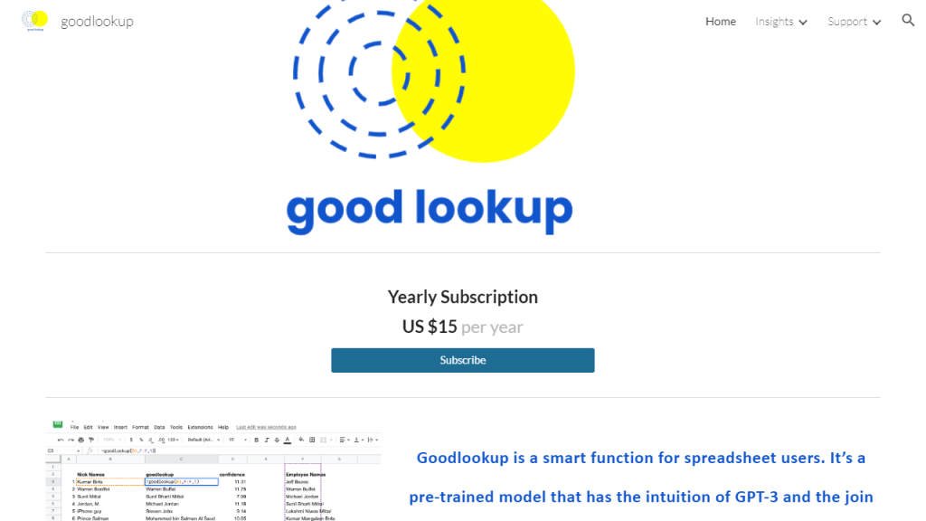 Goodlookup - AI Technology Solution