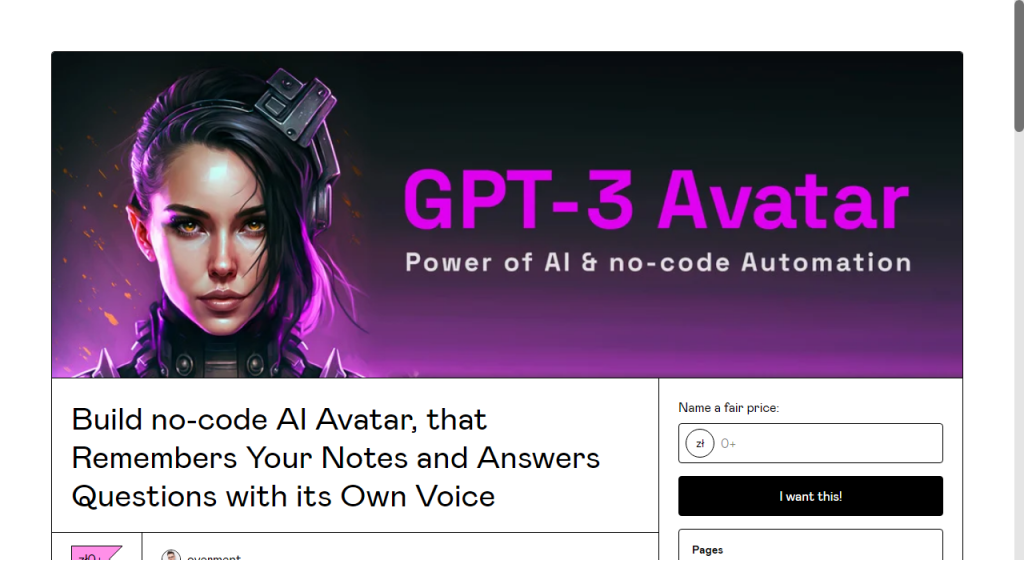 GPT-3 AI Avatar - AI Technology Solution