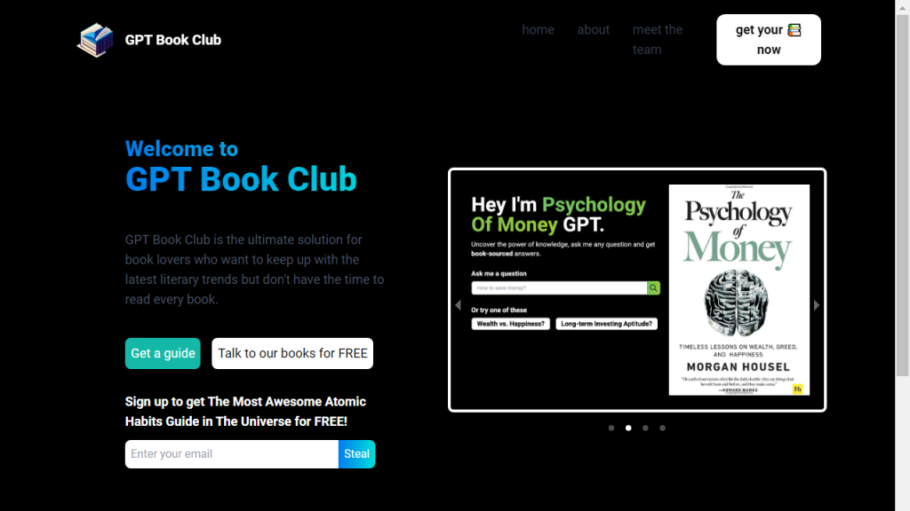 GPT Book Club - AI Technology Solution