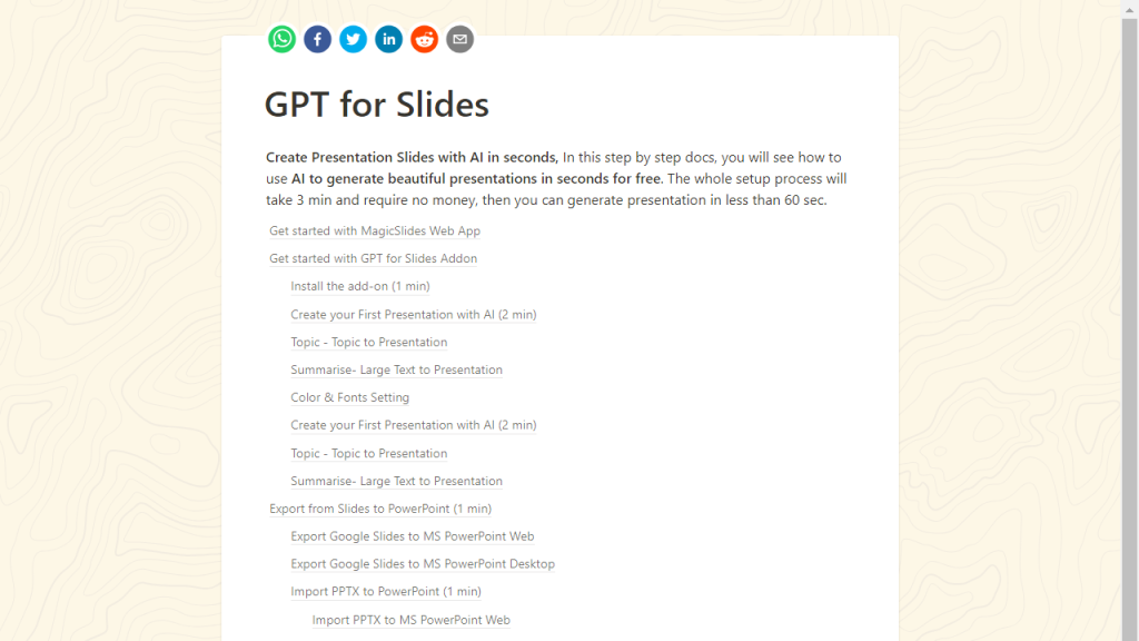 GPT for Slides - AI Technology Solution