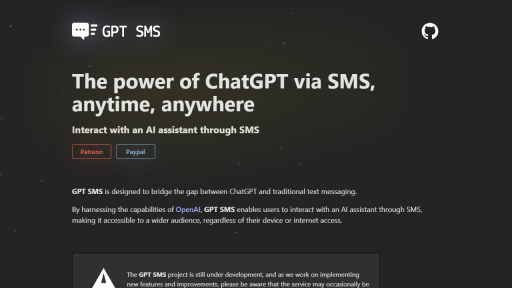 GPT SMS - AI Technology Solution