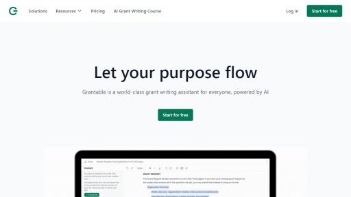 Grantable - AI Technology Solution