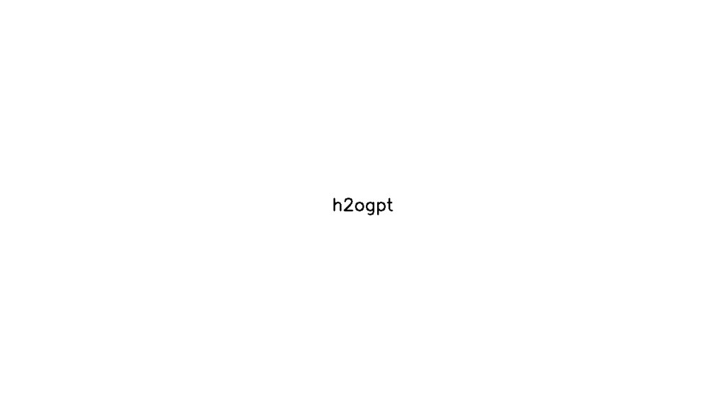 h2oGPT - AI Technology Solution