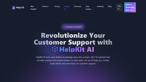 Helpkit - AI Technology Solution