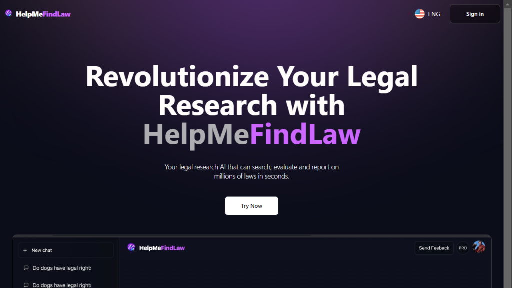 Helpmefindlaw - AI Technology Solution