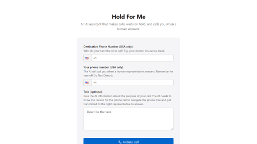 Hold For Me - AI Technology Solution