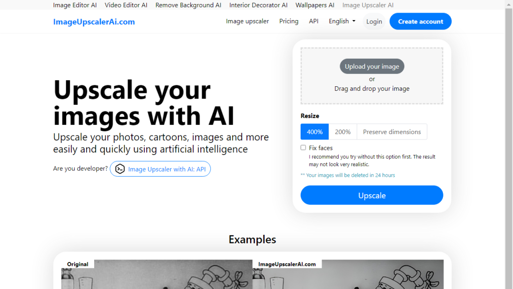 ImageUpscalerAi - AI Technology Solution