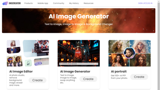 IMGCreator - AI Technology Solution