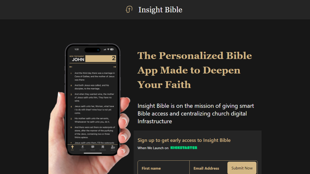 Insight Bible - AI Technology Solution