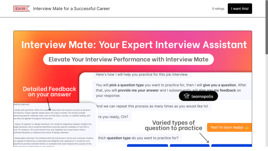 Interview Mate - AI Technology Solution