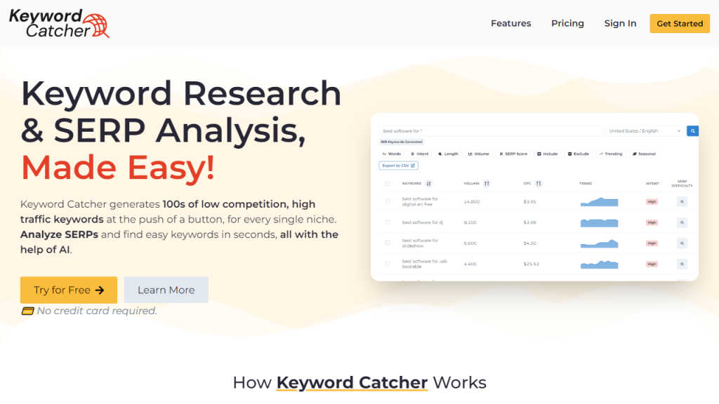 Keyword Catcher - AI Technology Solution