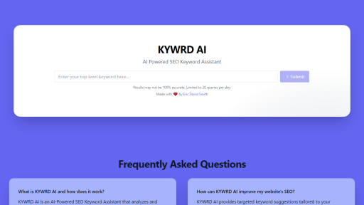 KYWRD - AI Technology Solution