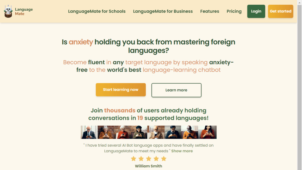 LanguageMate - AI Technology Solution