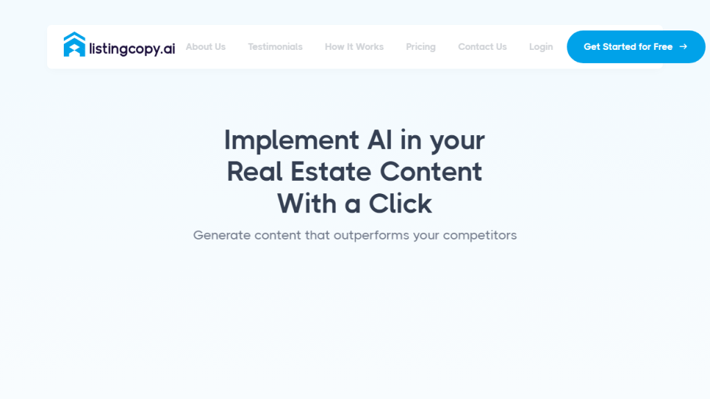 Listingcopy - AI Technology Solution