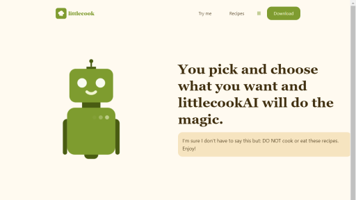 Littlecook - AI Technology Solution