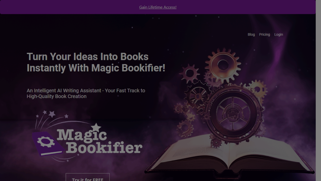 Magic Bookifier - AI Technology Solution