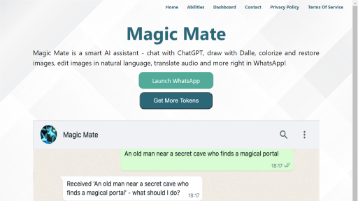 Magic Mate - AI Technology Solution