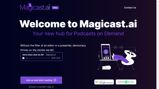 Magicast - AI Technology Solution