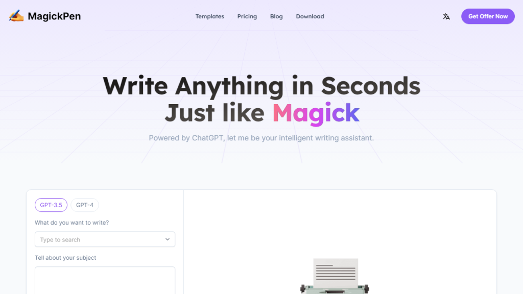 Magickpen - AI Technology Solution