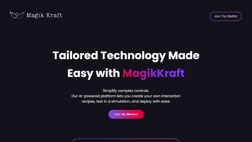 MagikKraft - AI Technology Solution