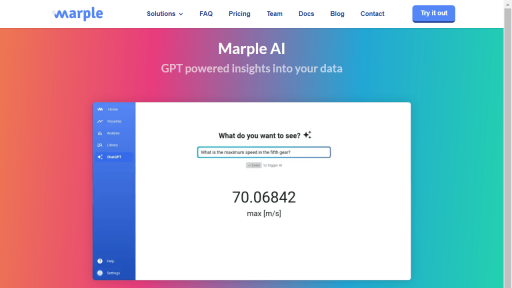 Marple - AI Technology Solution