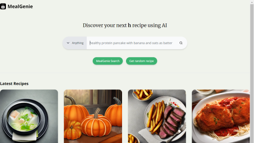 MealGenie - AI Technology Solution