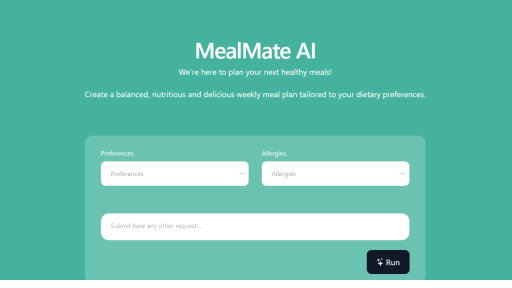 MealMate - AI Technology Solution