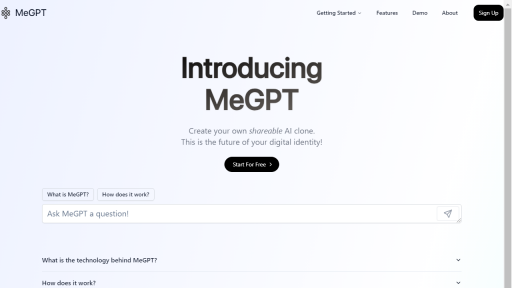 MeGPT - AI Technology Solution