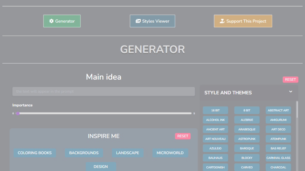 Midjourney Prompts Generator - AI Technology Solution