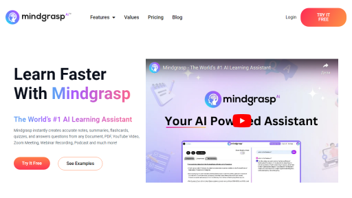 Mindgrasp - AI Technology Solution