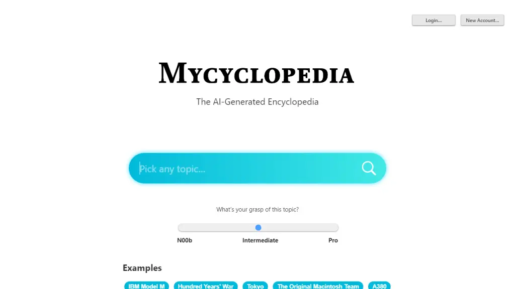 Mycyclopedia - AI Technology Solution