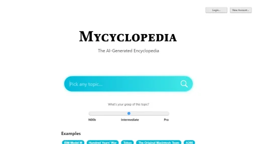 Mycyclopedia - AI Technology Solution