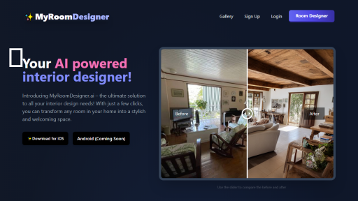 MyRoomDesigner - AI Technology Solution