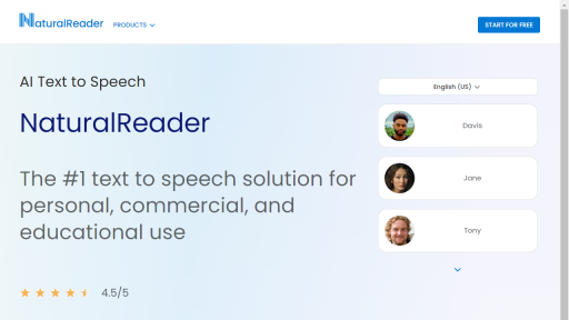 NaturalReader - AI Technology Solution