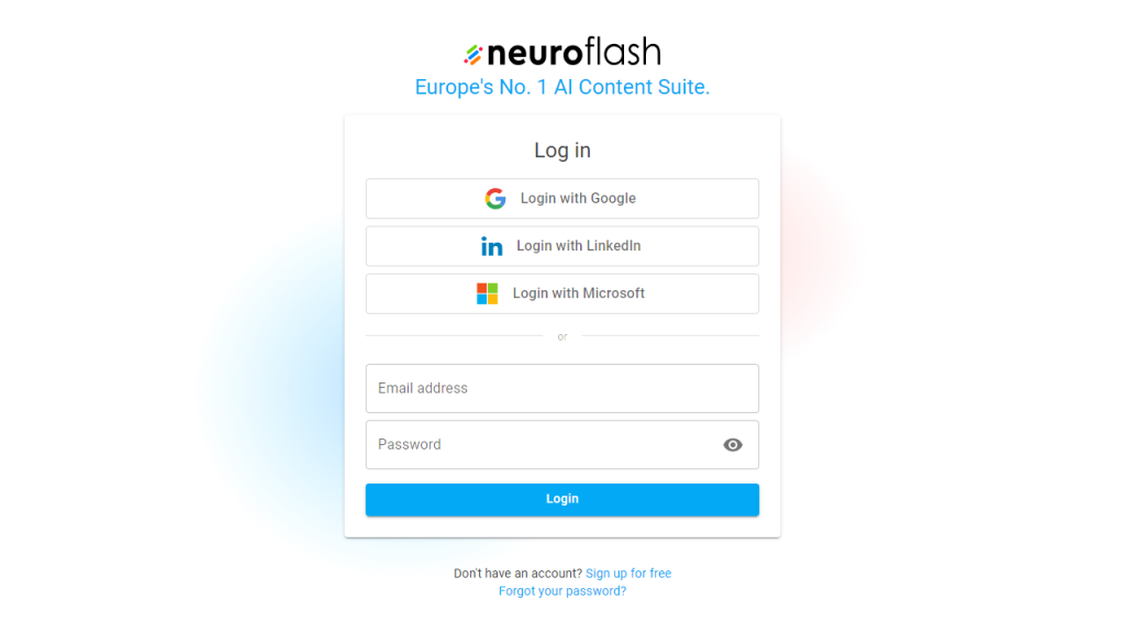 Neuroflash - AI Technology Solution