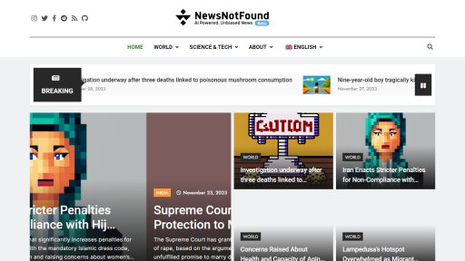 NewsNotFound - AI Technology Solution