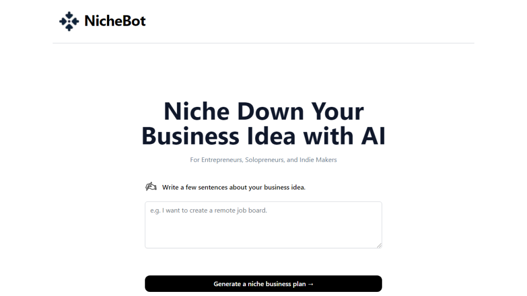 NicheBot - AI Technology Solution