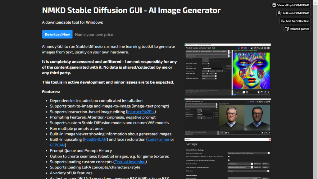 NMKD Stable Diffusion - AI Technology Solution