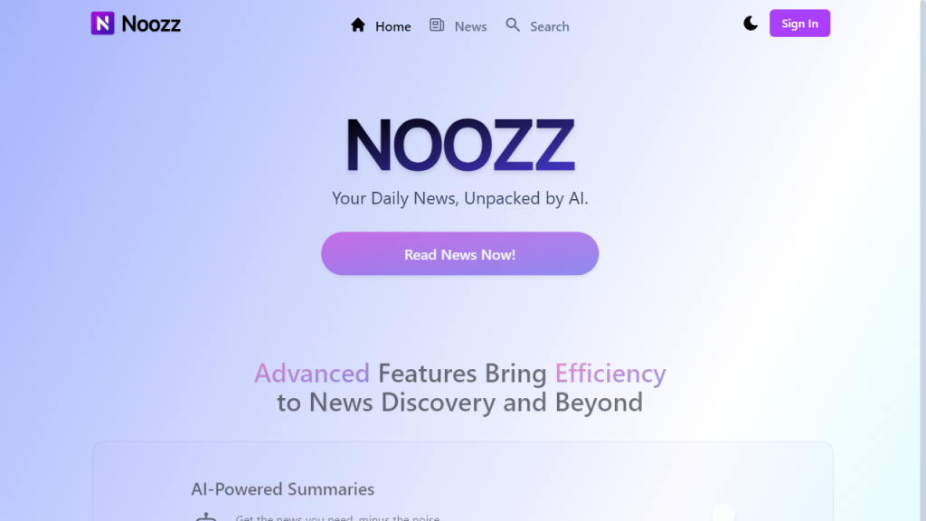 Noozz - AI Technology Solution