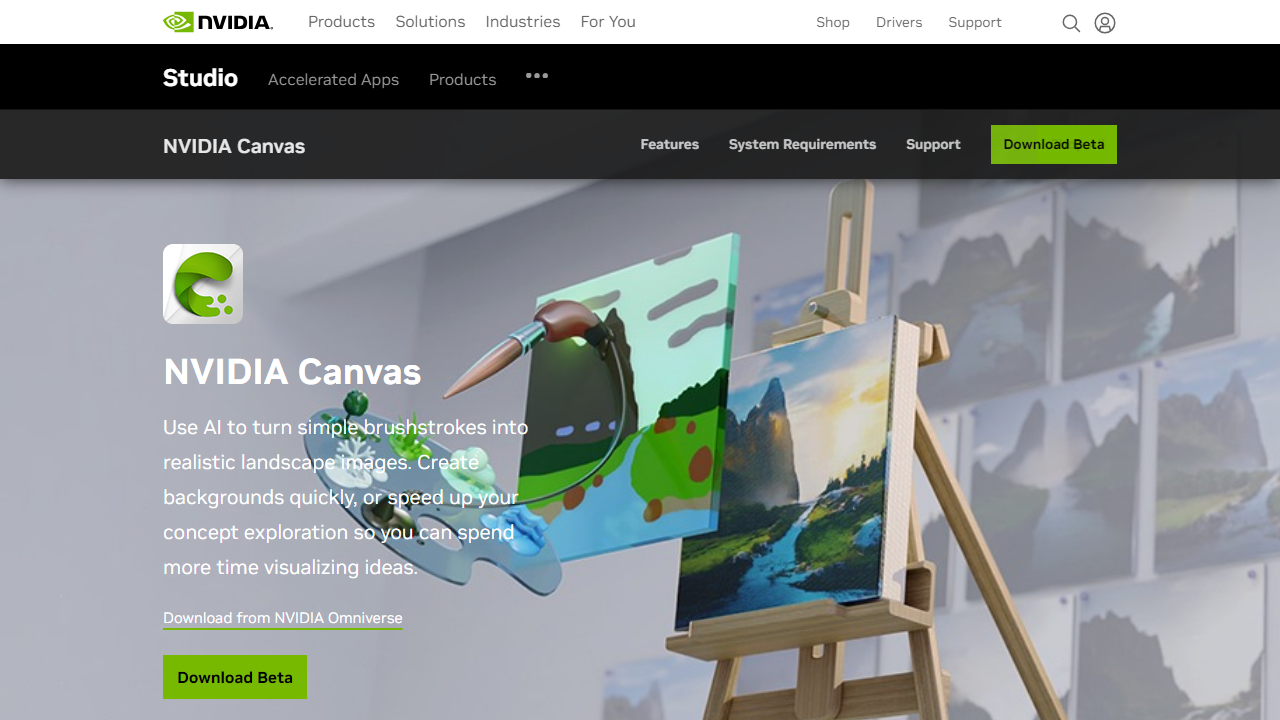 nvidia canvas