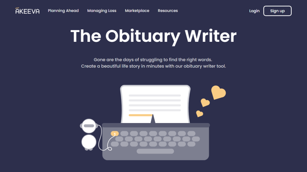 Obituary Writer - AI Technology Solution