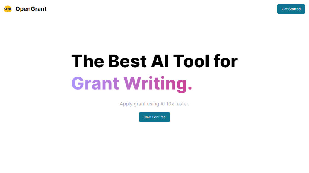 OpenGrant - AI Technology Solution