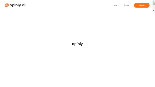 Opinly - AI Technology Solution