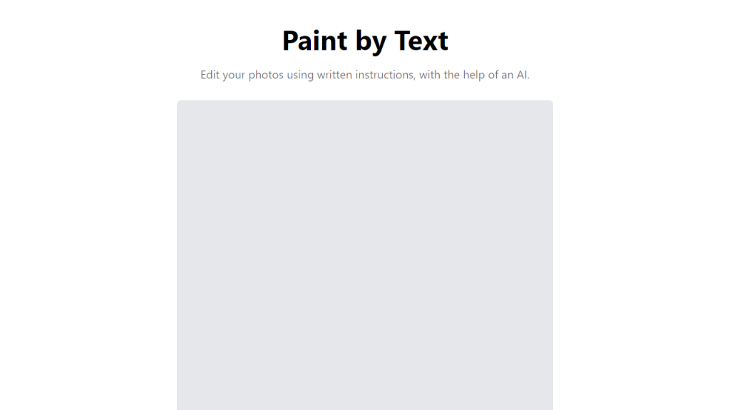 Paint By Text - AI Technology Solution