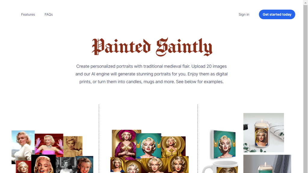 Painted Saintly - AI Technology Solution