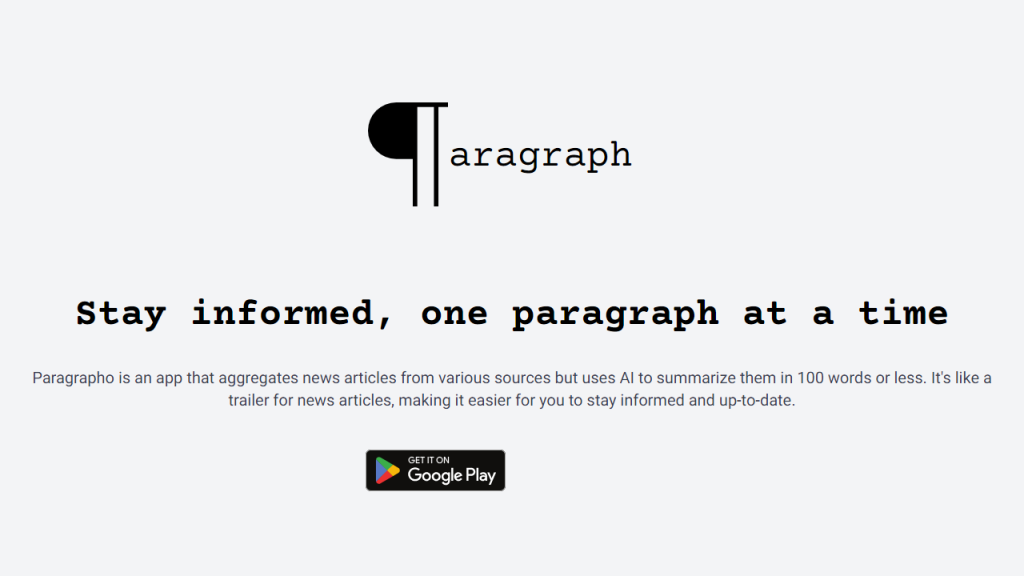 Paragrapho - AI Technology Solution