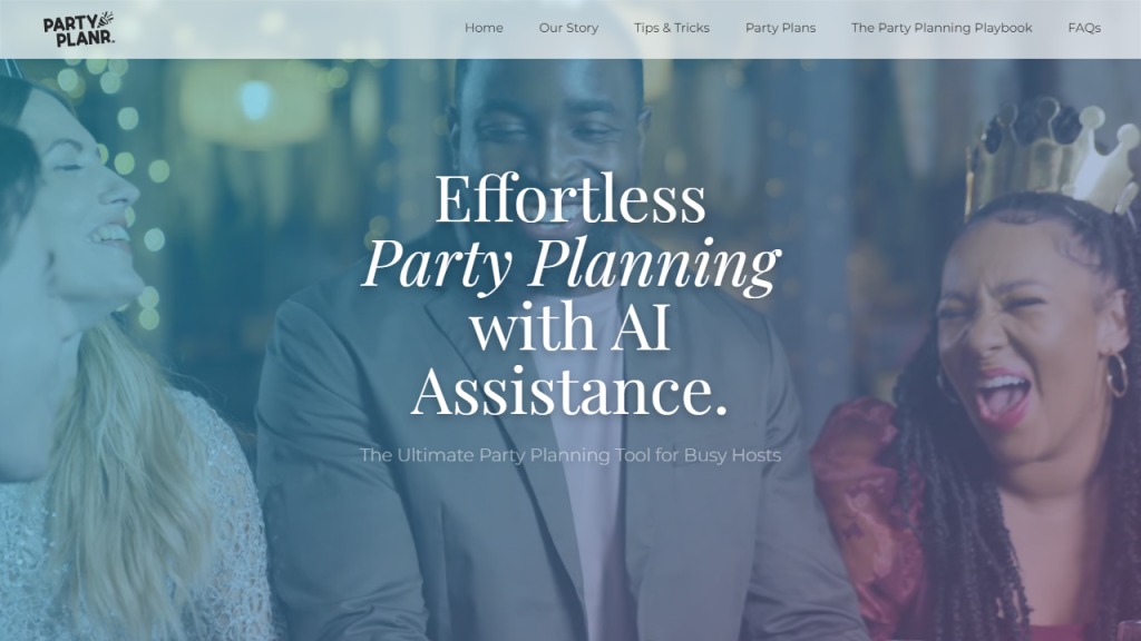 PartyPlanr - AI Technology Solution