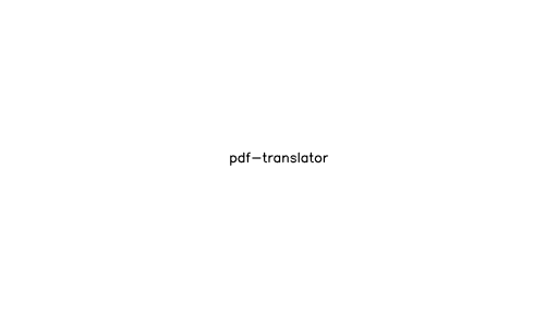 PDF Translator - AI Technology Solution