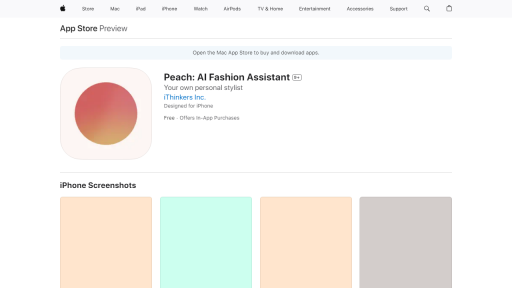 Peach Fashion Assistant - AI Technology Solution
